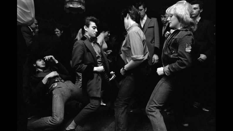 People dance at a London pub in 1976.