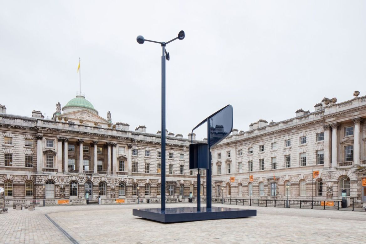 This year, Barber & Osgerby installed a weathervane-like structure at London's Somerset House as part of the inaugural London Design Biennale. 