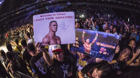 Chinese fans of WWE are growing in numbers. 