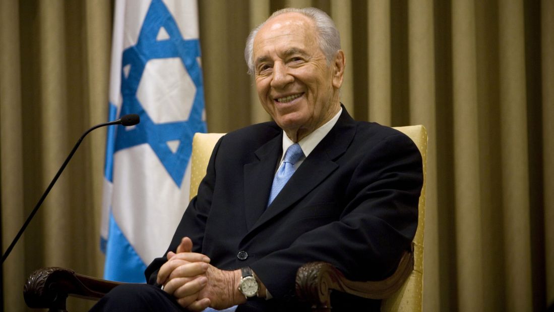 Former Israel Prime Minister and Nobel laureate Shimon Peres' career in politics spanned several generations. He's seen here during a meeting with Czech Foreign Minister Jan Kohout on May 5, 2010.