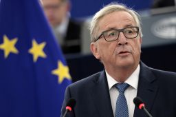 EU chief Jean-Claude Juncker delivers his State of the Union address.