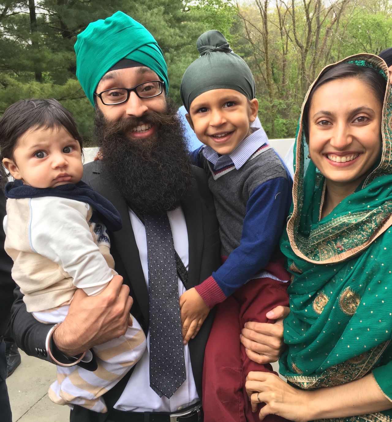 Dr. Prabhjot Singh was beaten in 2013 by a group of young men and boys who accosted him near Central Park in New York and shouted racial slurs. He and his wife, Manmeet, wish to raise their sons in an America without hate. 