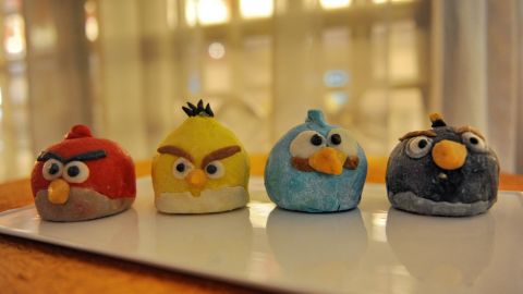 These "angry" twists on tradition were served at a Singapore restarant in 2012.