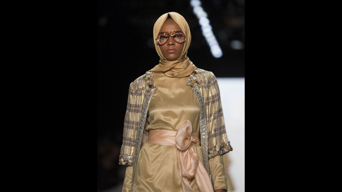 Muslim designer Anniesa Hasibuan has made history at New York Fashion Week, showcasing the first-ever collection to feature hijabs in every outfit.