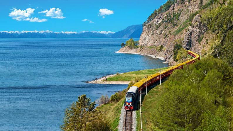 Running for 2,300 miles, the BAM line's journey heads through pristine taiga forest, marshes and deserted villages, offering a different view of Siberia.