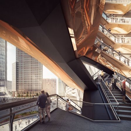 It is part of the wider $25 billion Hudson Yards project. 