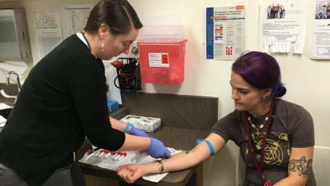 Bliss must commit to regular blood draws and checkups during the vaccine trial.