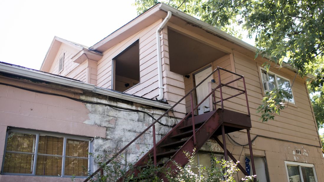 <strong>An apartment:</strong> Paramedic Lt. David McClure rescued a father and son, ages 47 and 26, who overdosed in a bathroom on the second floor of this house. McClure used the opiate blocker naloxone to revive them.