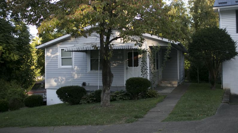 <strong>A home:</strong> Huntington police officer Sean Brinegar, 25, found four people overdosed in this location. He injected naloxone into the thighs of two who appeared dead. Both revived. The two others also survived.