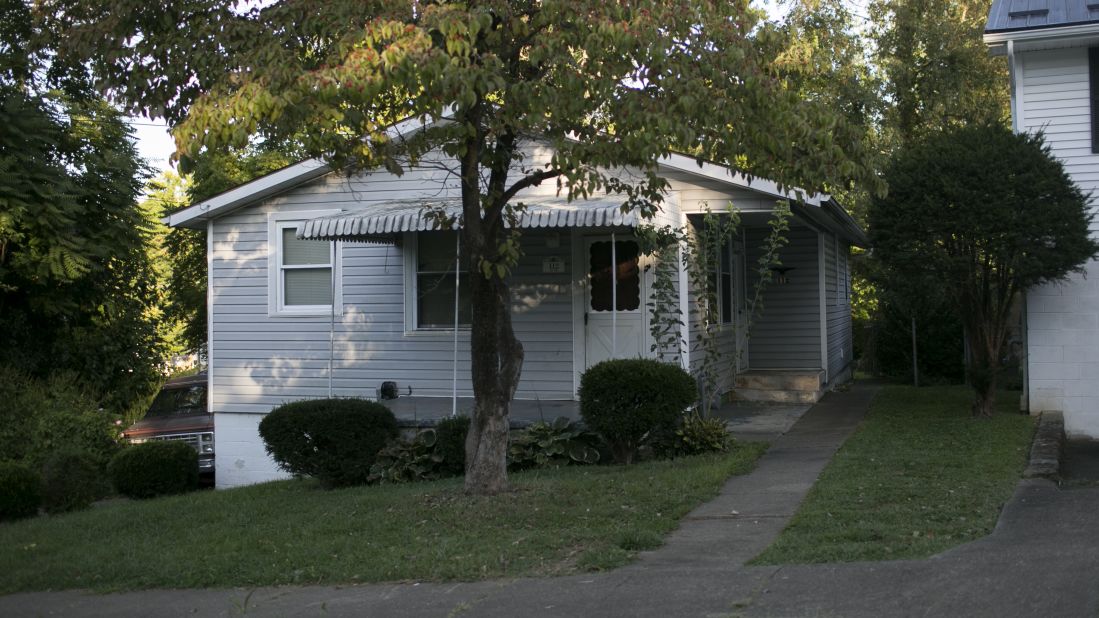 <strong>A home:</strong> Huntington police officer Sean Brinegar, 25, found four people overdosed in this location. He injected naloxone into the thighs of two who appeared dead. Both revived. The two others also survived.