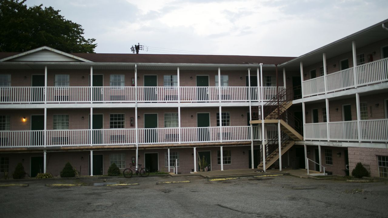 The motel where recovering heroin addict Will Lockwood had his last overdose.
