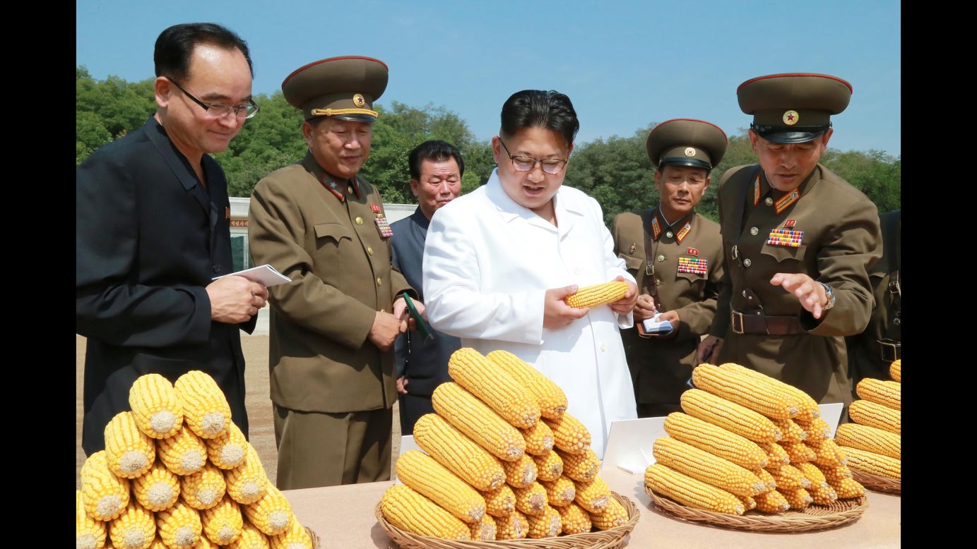 North Korean leader Kim Jong Un provides field guidance in Pyongyang in a photo released by the Korean Central News Agency on Tuesday, September 13. <a href="http://www.cnn.com/2016/09/13/asia/cnnphotos-north-korea-maye-e-wong/index.html" target="_blank">Looking for moments beneath North Korea's 'orchestrated pageantry'</a>
