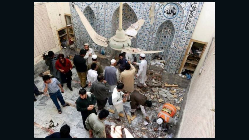 Jamaat-ul-Ahra, a splinter group of the Pakistani Taliban, has claimed responsibility for the suicide bomb attack at a mosque on Friday that killed more than two dozen people and injured nearly three dozen more.