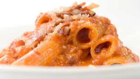 Italy food Bombolotti-all'Amatriciana-c_L'osteria