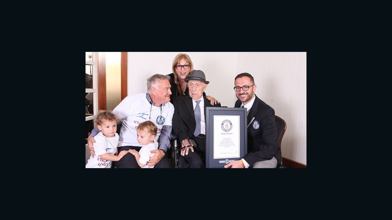 Yisrael Kristal was officially recognized as the world's oldest man by Guinness World Records in March 2016.