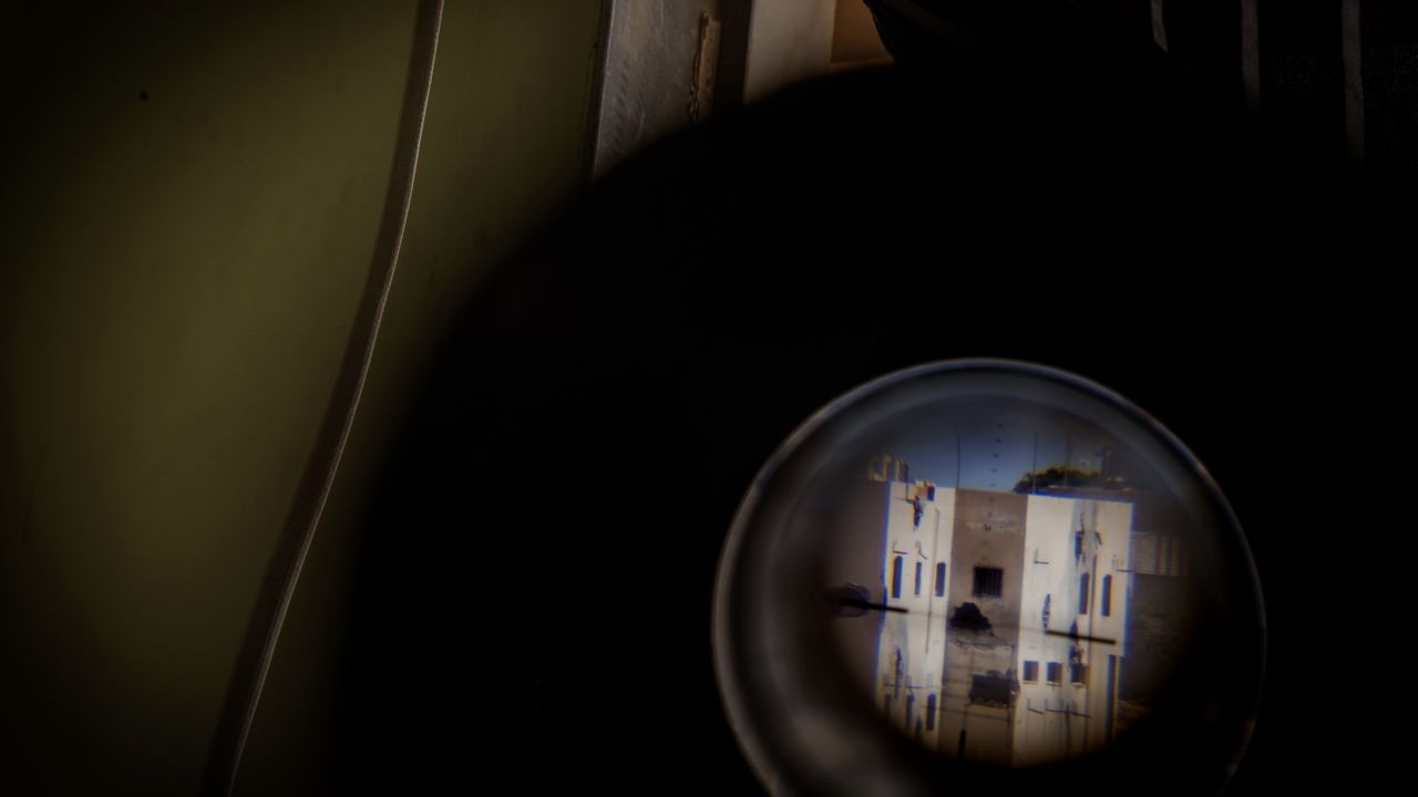 The view of a position were ISIS snipers were hiding.