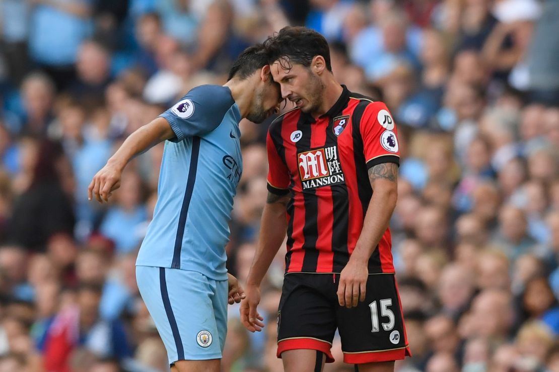 Nolito saw red after his headbutt on Bournemouth's Adam Smith.