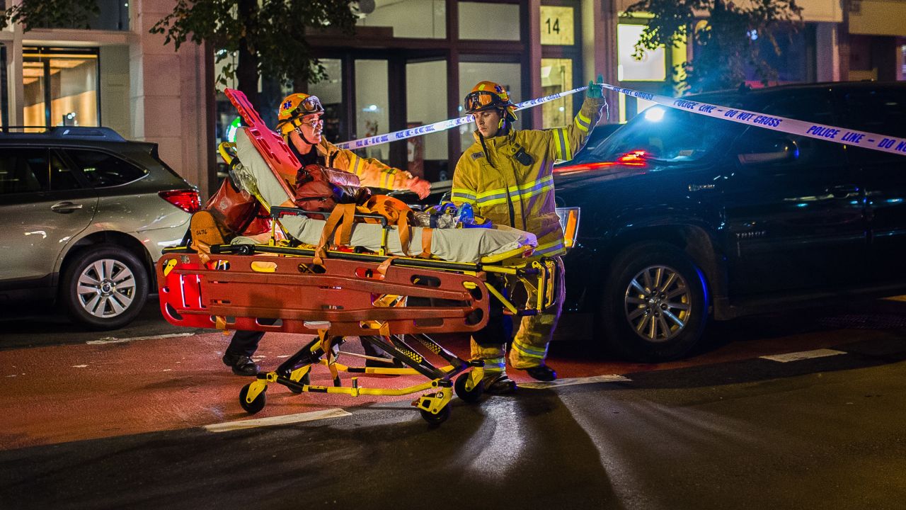 Firefighters arrive at the scene of an apparent explosion in Manhattan's Chelsea neighborhood, in New York, Saturday, Sept. 17, 2016. A law enforcement official tells The Associated Press that an explosion in the Chelsea neighborhood appears to have come from a construction toolbox in front of a building. The official spoke on condition of anonymity because the person wasn't authorized to speak about an ongoing investigation. Police say 26 people have sustained minor injuries in the explosion on West 23rd Street. (AP Photo/Andres Kudacki)