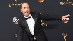 LOS ANGELES, CA - SEPTEMBER 18:  Comedian Jerry Seinfeld attends the 68th Annual Primetime Emmy Awards at Microsoft Theater on September 18, 2016 in Los Angeles, California.  (Photo by Frazer Harrison/Getty Images)