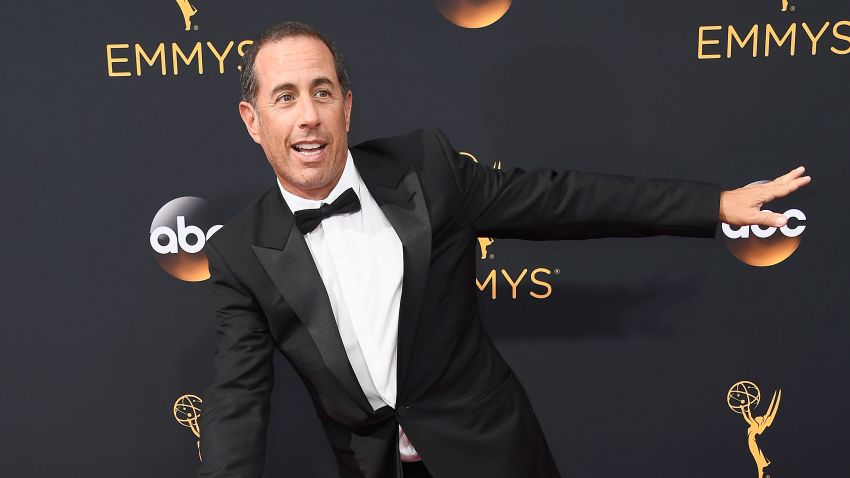 LOS ANGELES, CA - SEPTEMBER 18:  Comedian Jerry Seinfeld attends the 68th Annual Primetime Emmy Awards at Microsoft Theater on September 18, 2016 in Los Angeles, California.  (Photo by Frazer Harrison/Getty Images)