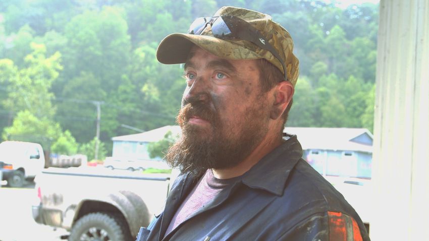 Miner Ryan Barnette, 34, works in Gary, West Virginia.