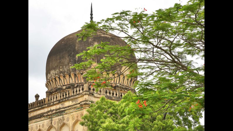 Fatima Sultana's tomb is among the 75 structures being restored.