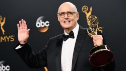 LOS ANGELES, CA - SEPTEMBER 18:  Actor Jeffrey Tambor, winner of Best Actor in a Comedy Series for 'Transparent', poses in the press room during the 68th Annual Primetime Emmy Awards at Microsoft Theater on September 18, 2016 in Los Angeles, California.  (Photo by Frazer Harrison/Getty Images)