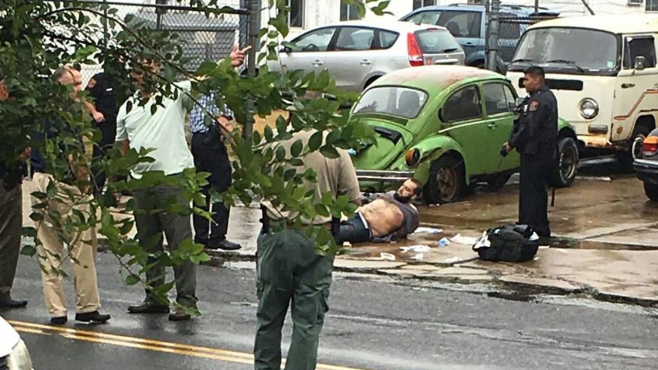 Ahmad Khan Rahami was wounded in a shootout with police in Linden, New Jersey. 