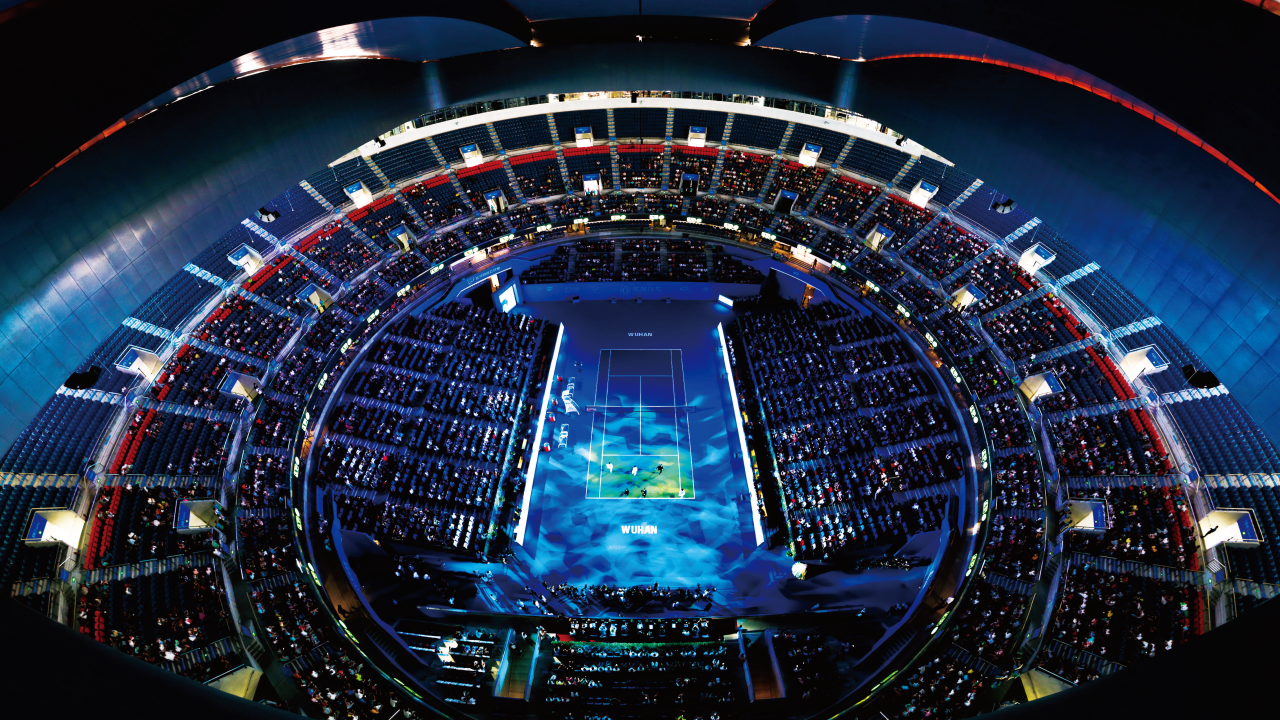 The Wuhan Open has spent $225 million on its facilities since its inception in 2014. The main stadium court has a retractable roof and is big as Wimbledon's Centre Court with space for 15,000 tennis fans.