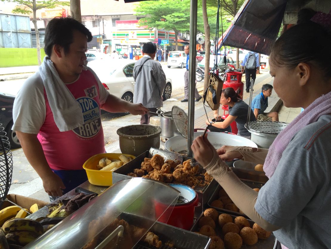 So worth it: Mr Chiam's deep fried bananas