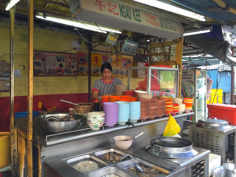 Tucked away in an alleyway in Bukit Bintang, the Ngau Kee noodle stand is a family business that's been running for more than 40 years.