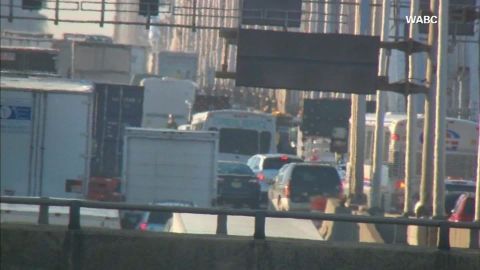 Lane closures at the George Washington Bridge snarled traffic.