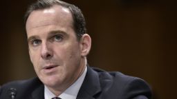 Special Presidential Envoy for the Global Coalition to Counter ISIL, Brett McGurk, testifies before the Senate Foreign Relations Committee on global efforts to defeat ISIS  on Capitol Hill in Washington, DC on June 28, 2016. (MANDEL NGAN/AFP/Getty Images)