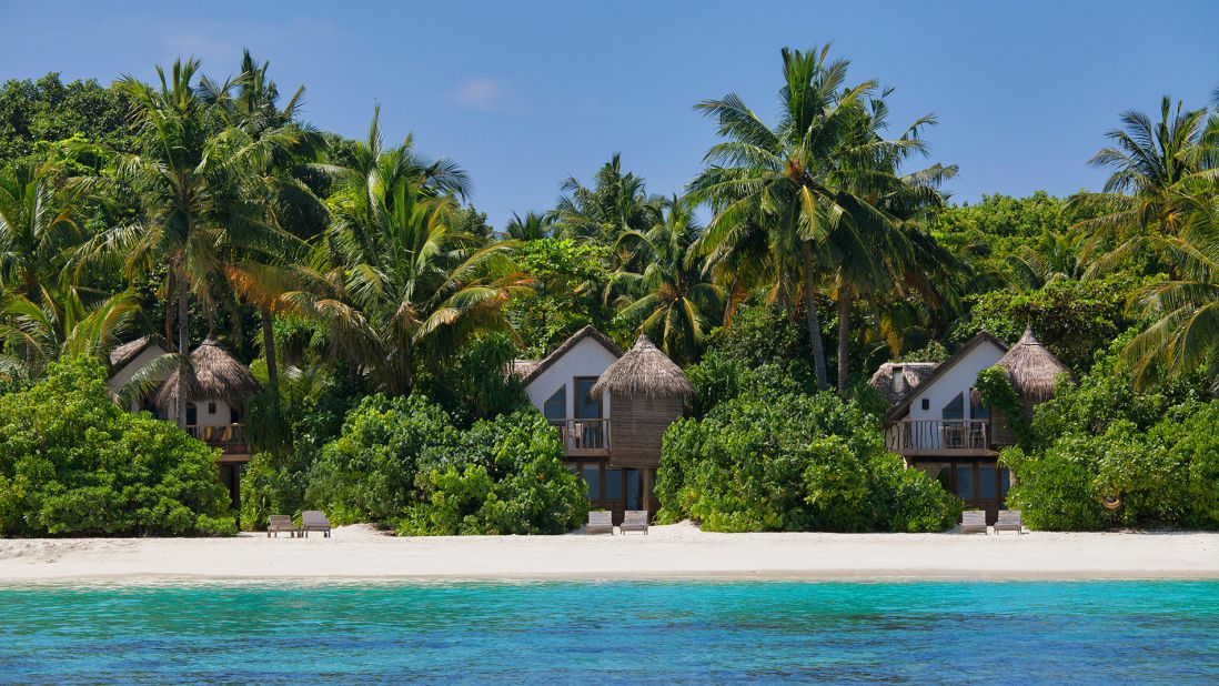 <strong>Soneva Fushi (Maldives):</strong> Soneva Fushi Resort is the original Maldivian island getaway and remains one of the best today. Villas are hidden among dense foliage and are only steps away from a pristine beach and UNESCO-protected coral reef. 
