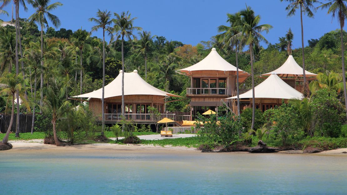 The Soneva resort has an open-air cinema set above a lagoon.