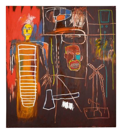 The connection between Bowie and Basquiat has previously been established on film in Julian Schnabel's 1996 film Basquiat, in which David played the role of the young artist's mentor and collaborator, Andy Warhol. <br /><br />It is clear however that Bowie felt a strong connection to the artist and his method: "It comes as no surprise to learn that he [Basquiat] had a not-so-hidden ambition to be a rock musician", wrote Bowie in Modern Painters, 1996, "his work relates to rock in ways that very few other visual artists get near. He seemed to digest the frenetic flow of passing image and experience, put them through some kind of internal reorganization and dress the canvas with this resultant network of chance."