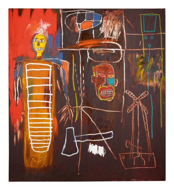 The connection between Bowie and Basquiat has previously been established on film in Julian Schnabel's 1996 film Basquiat, in which David played the role of the young artist's mentor and collaborator, Andy Warhol. <br /><br />It is clear however that Bowie felt a strong connection to the artist and his method: "It comes as no surprise to learn that he [Basquiat] had a not-so-hidden ambition to be a rock musician", wrote Bowie in Modern Painters, 1996, "his work relates to rock in ways that very few other visual artists get near. He seemed to digest the frenetic flow of passing image and experience, put them through some kind of internal reorganization and dress the canvas with this resultant network of chance."