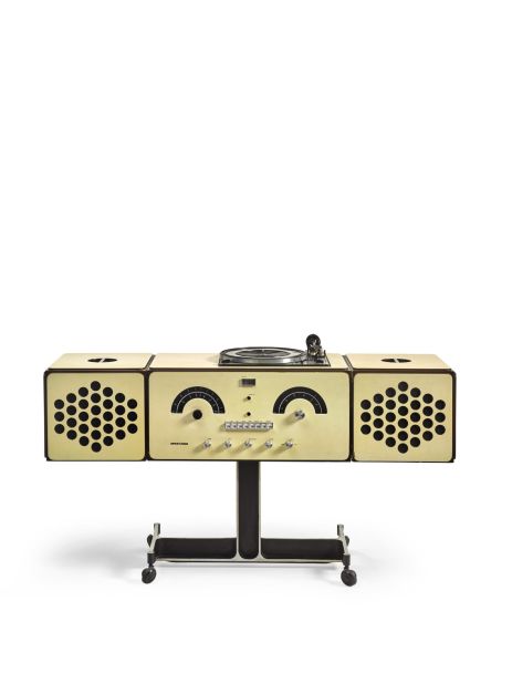 Sottsass also designed a television set for Brionvega, but in David Bowie's collection, his personal record player is a stand-out piece.