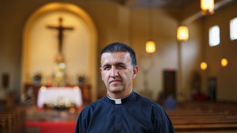 The Rev. Guillermo Aristizabal says Albertville's growing immigrant population has made his parish one of the largest in the Southeast. About 2,800 families are members, and when there are big festivals, he says, "it looks like a Latin American town." 