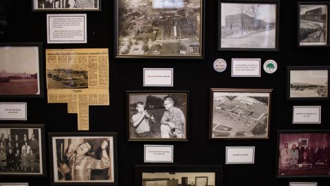 The Albertville Museum displays major moments in the city's history, but so far the exhibits haven't mentioned immigration.