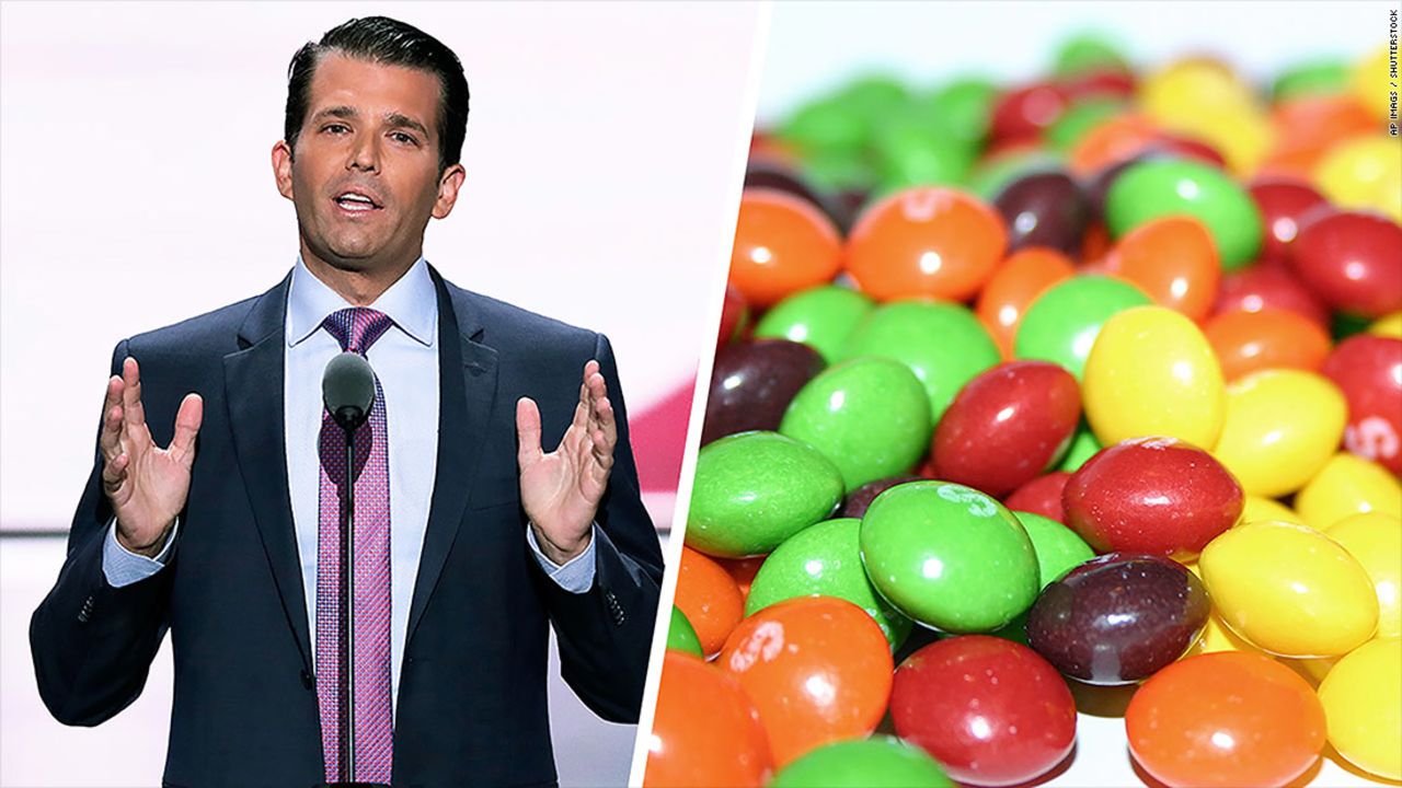 trump jr skittles