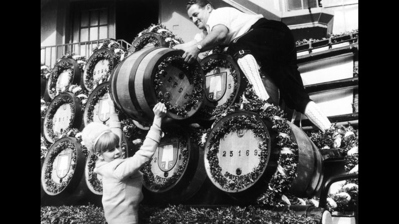 Plenty of beer kegs are needed for the two-week celebration in Munich.