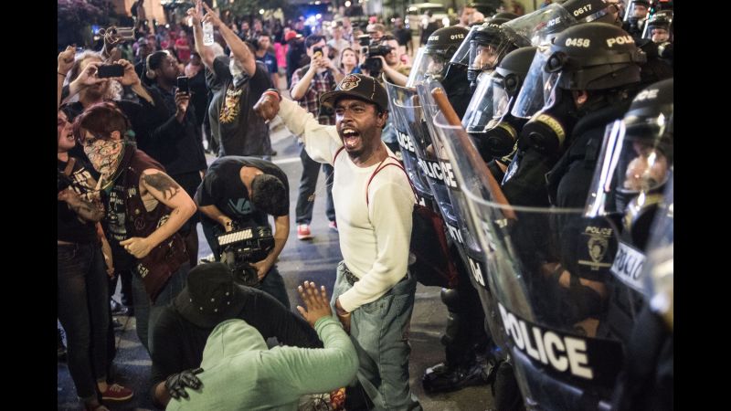 Charlotte Protest: One Person Shot During Violence; Officer Wounded | CNN