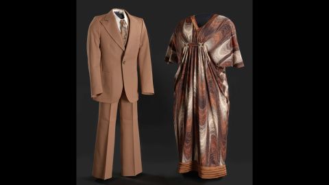 Actor Sherman Hemsley and actress Isabel Sanford wore these clothes when they played married couple George and Louise Jefferson on the breakthrough television series "The Jeffersons," which ran from 1975-85. 