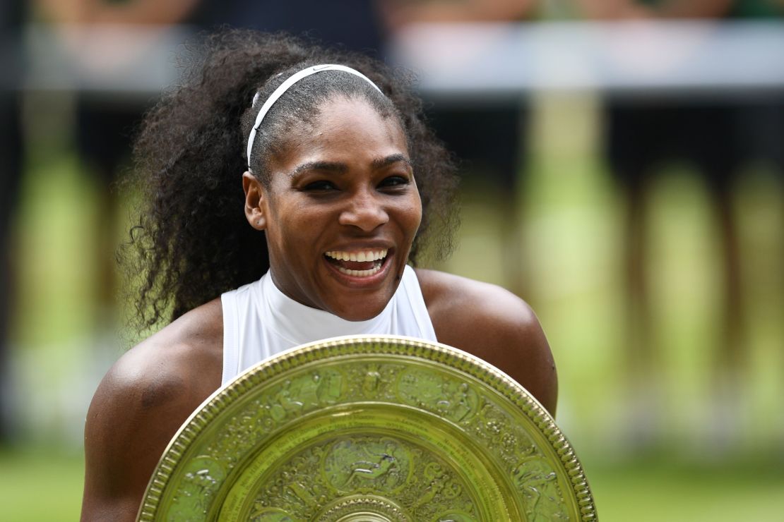 Serena Williams won the last of her seven Wimbledon titles in 2016.