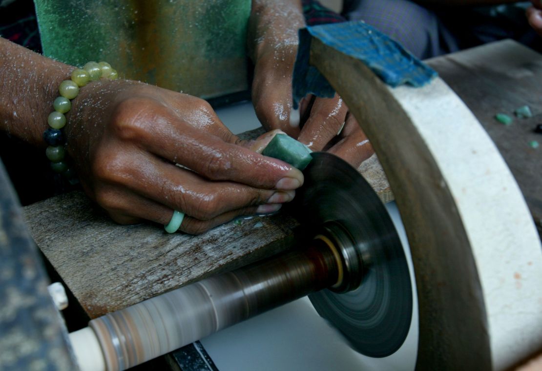 Myanmar generates a considerable income from the mining of precious jade stones, mostly from the northern part of the country. 