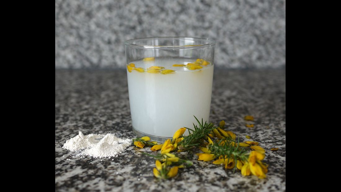 Have kaolin clay, spring water and flowers on hand? If so, you're all set to mix this conceptual cocktail.