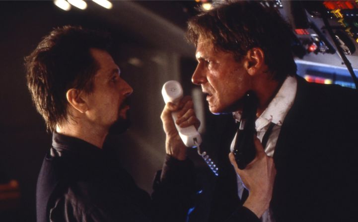 <strong>"Air Force One": </strong>Harrison Ford stars as the president of the United States who must try to outwit hijackers to save his family.<strong> (Hulu)</strong>