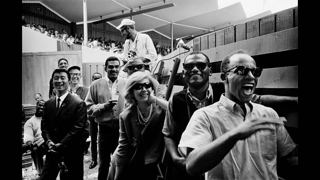The crowd at the Monterey Jazz Festival in 1963. Marshall captured those final summers when jazz was still widely popular.