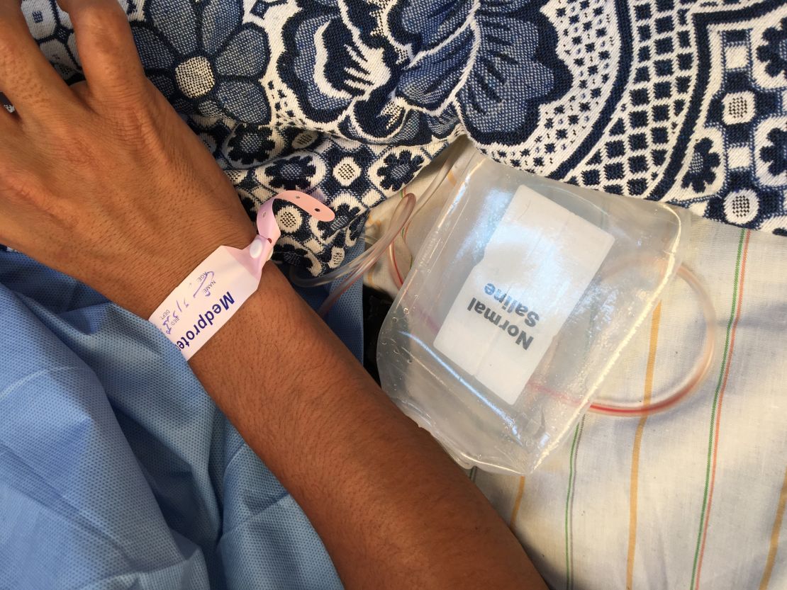 27-year-old survivor Ahmed Mohamed recovers in hospital.